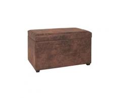 Coffre de rangement Swithome Torsten marron vintage