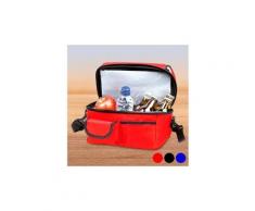 Sac glaciere avec sangle réglable - sac isotherme pour pique-niques, plage, fêtes, camping couleur - bleu