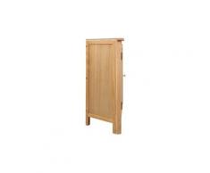 Armoire d'angle 59 x 36 x 80 cm bois de chêne massif