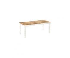 Table de salle à manger 180x90x76 cm bois de manguier massif