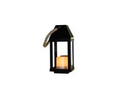 Lampion d'exterieur - lanterne d'exterieur lanterne solaire led - ø13,5x30,2cm - blanc chaud