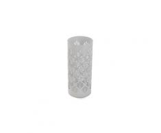 Porte parapluie en métal blanc - l 22 x l 22 x h 52 cm -pegane-
