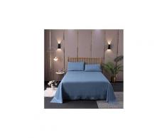 Couleur unie brodé broderie 100% housse de couette / literie couvre-lit embroidery 88