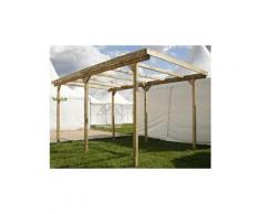 Garage en bois avec toit PVC CARPORT IMPERIA