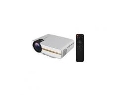 Mini projecteur hdmi multimédia vidéoprojecteur portable lcd puissance 50w blanc - yonis