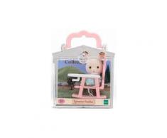 Vetement - accessoire poupon 5197 valisette bébé lapin + chaise bébé