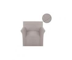 Housse de canapé en coton jersey extensible beige