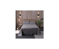 Couleur unie brodé broderie 100% housse de couette / literie couvre-lit embroidery 87