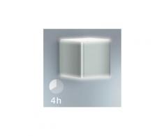 Lampe d'extérieur à capteur l 840 led ihf argenté 055547