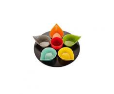 Service apero multicolore 6 coupelles - table et passion