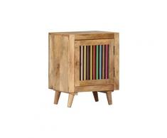 Table de chevet 40 x 30 x 50 cm bois de manguier massif