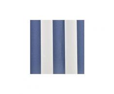 Icaverne - stores extérieurs joli toile d'auvent bleu et blanc 500x300 cm