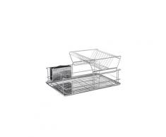 Egouttoir 2 niveaux en inox