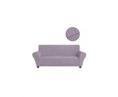 Décorations gamme moroni housse de canapé en polyester jersey extensible gris