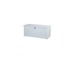 Coffre de rangement pour jardin ou terrasse 400l gris clair