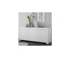 Enfilade 210 cm design blanc laqué agathe