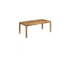 Tables collection port-d'espagne table de salle à manger bois de manguier massif 180 x 90 x 76cm