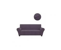 Décorations categorie pékin housse de canapé en polyester jersey extensible anthracite