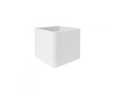 Pot de fleur pure soft brick 50 x h.50 cm - blanc