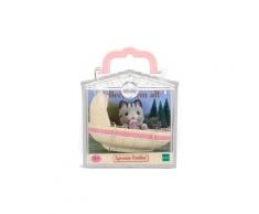 Vetement - accessoire poupon 5198 valisette bébé chat + berceau