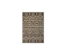 Décorations serie dakar tapis d'extérieur/intérieur aspect sisal 120x170 cm géométrique