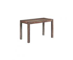 Table de salle à manger bois massif vintage 118 x 60 x 76 cm