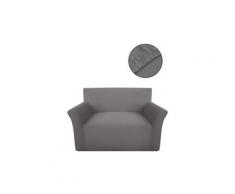 Décorations gamme erevan housse de canapé en coton jersey extensible gris