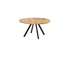 Table de salle à manger 150x73 cm bois de manguier solide