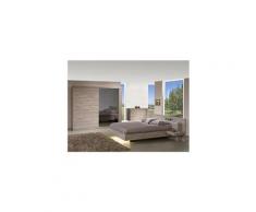 Memphis - chambre 140x190 avec armoire 2 portes 220cm