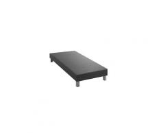 Relaxima - dune sommier tapissier anthracite 90 x 190