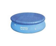 Bâche 4 saisons pour piscine fast set pool ronde diam 244
