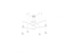 Suspensions fish blanc led 37w