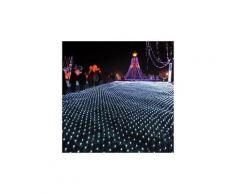 6mx4m 600led guirlande lumineuse guirlande lumineuse mesh rideau de noël lampe décorative