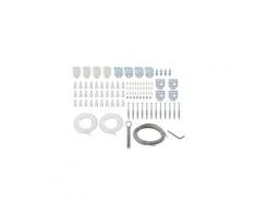 Icaverne - accessoires pour stores extérieurs chic ensemble d'accessoires pour auvent 101 pcs