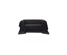 Housse micro-suède de canapé anthracite 140 x 210 cm