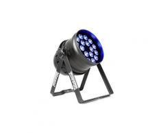BPP205 LED Par 64 Projecteur lumière 18x 15W LED mixage couleurs contrôle 4/9 canaux DMX