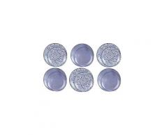 Assiette ard'time ec-bl12as service de table 12 pieces china blue