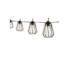 Guirlande lumineuse solaire 8 suspensions scandinaves