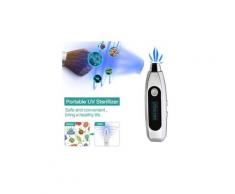Bâton de stérilisation de lumière uv de désinfection à la maison de lampe uv germicide tenu dans la main portatif blanc