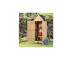 Armoire cabane de jardin en bois naturel