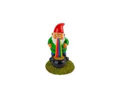 Nain de jardin porte bonheur arc en ciel gnome drole deco marrant