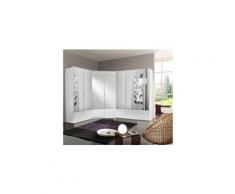 Composition d'armoires dressing d'angle dingle blanc