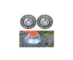 Steel pro garden weed brush tondeuse à gazon rasoirs tondeuse à gazon eater argent