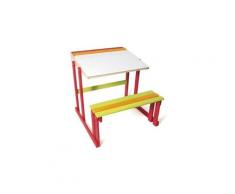 Table activite - jouet d'activite bureau d'ecolier en bois