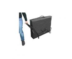 Chariot à roulettes pliable et transportable pour table de massage