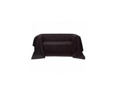 Décorations categorie panama housse micro-suède de canapé brun 140 x 210 cm