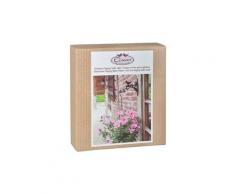 Icaverne - porte-manteaux & porte-chapeaux superbe crochet de suspension de paniers fonte marron br21