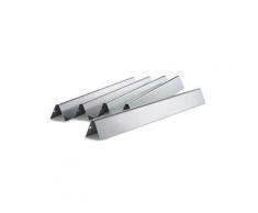 Lot de 5 barres flavorizer acier inox pour barbecue gaz genesis 300