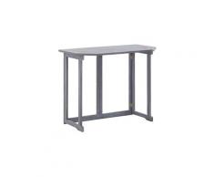 Table pliable de balcon 120 x 70 x 74 cm bois d'acacia massif