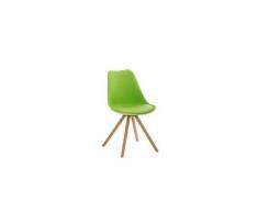 Joli chaise de salle à manger, de cuisine, de salon athènes rond naturel